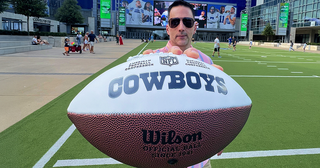 Brian Holding Cowboys Football