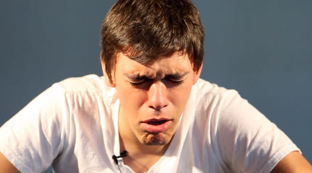 Chris Eating Ghost Pepper